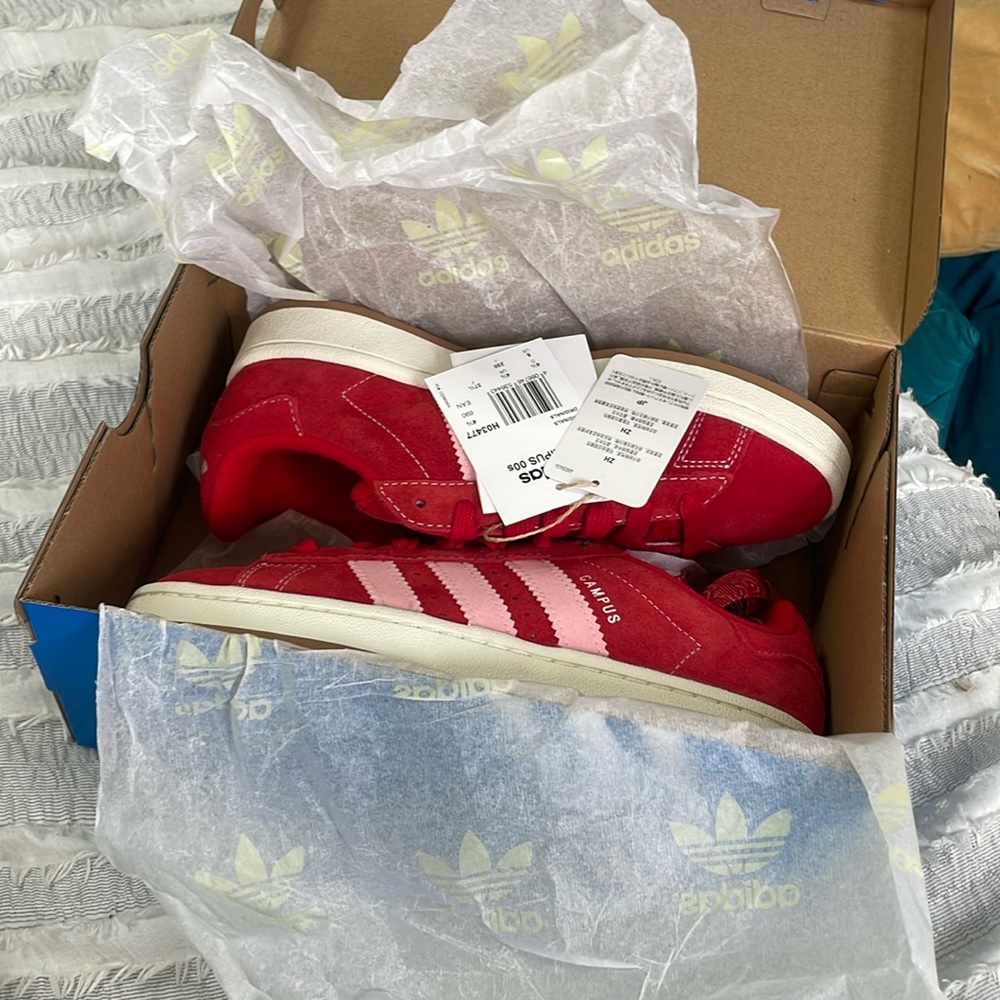 Adidas Campus 00s Scarlet/Clear Pink/Cloud White